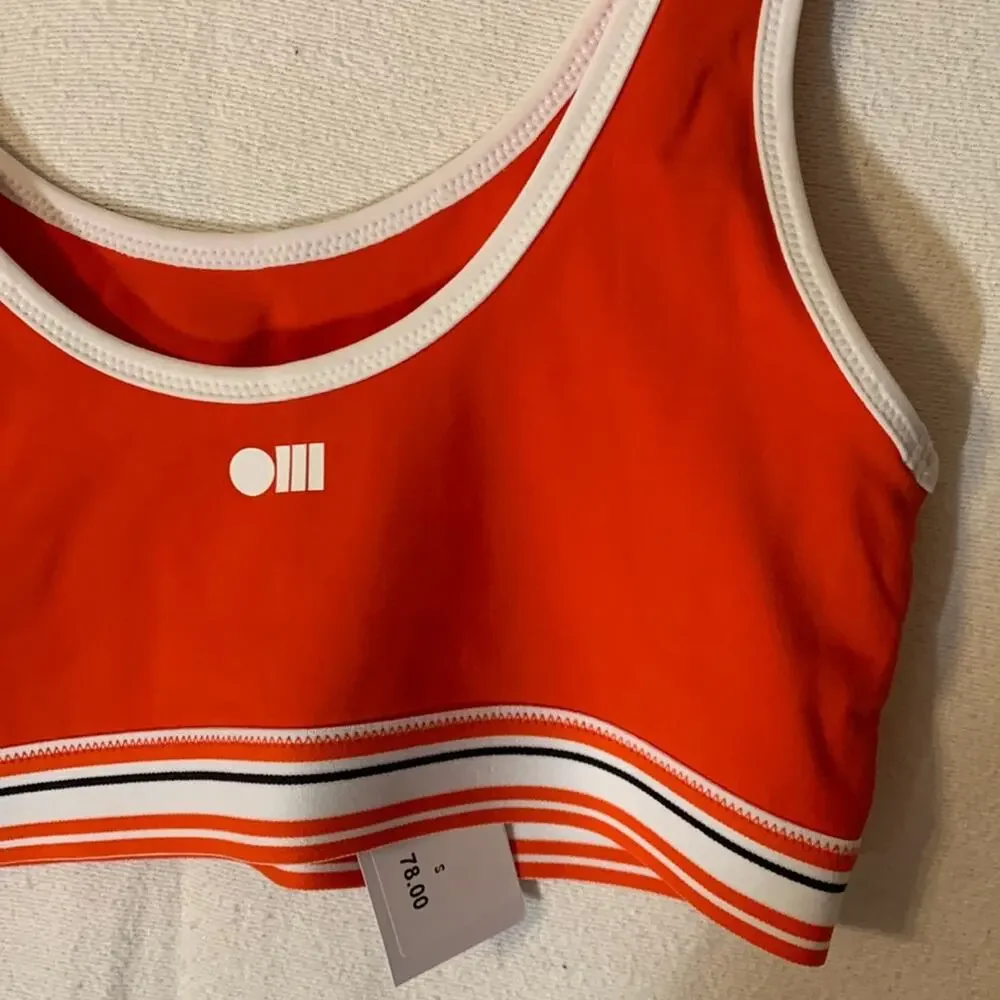 Solid & Striped womens small high tide sports bra set workout lulu gym new